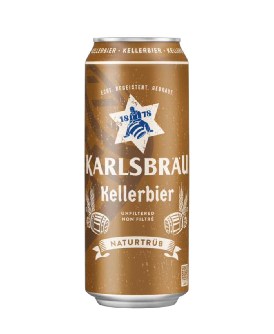 KARLSBRAU KELLERBIER - bia lúa mạch  ( bia vàng ). 